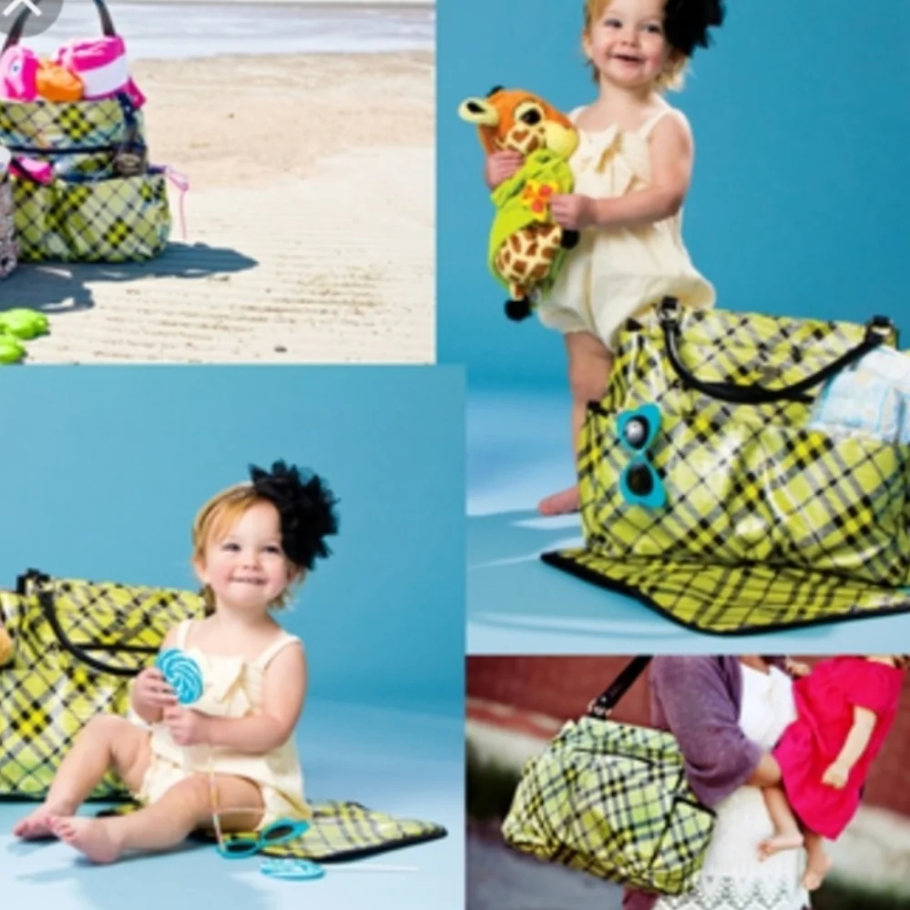 NEW Miche Green Black Delilah Go-Anywhere Shell for Prima Baby Bags